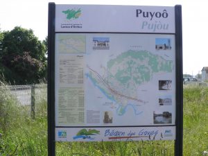 Plan de situation Puyoô