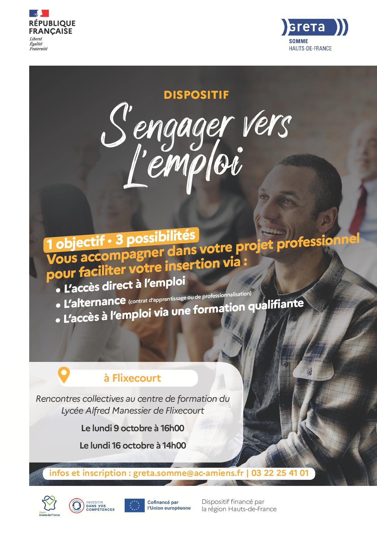 S’engager vers l’emploi !