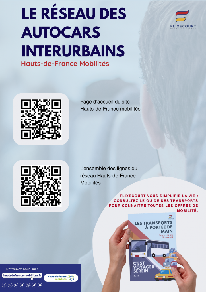 Guide des transports Flixecourt QR codes