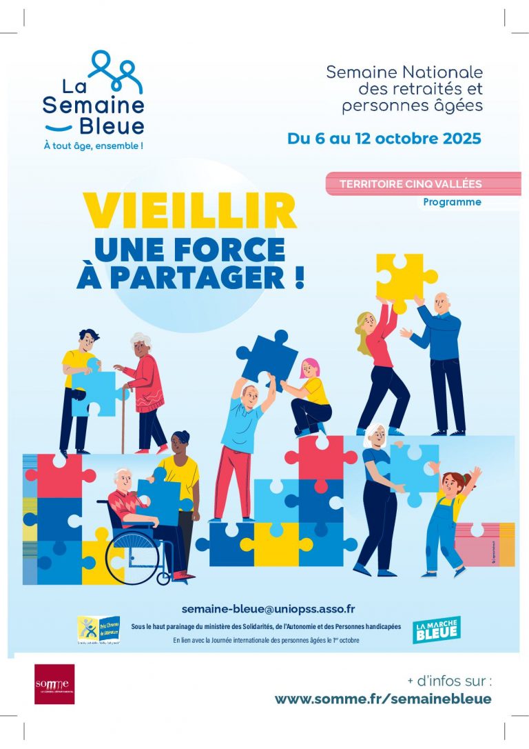 Semaine Bleue 2025 : Une semaine d’actions et de rencontres pour nos aînés à Flixecourt et ses environs
