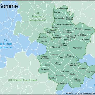 Installation du nouveau conseil communautaire de la CCNS à Flixecourt