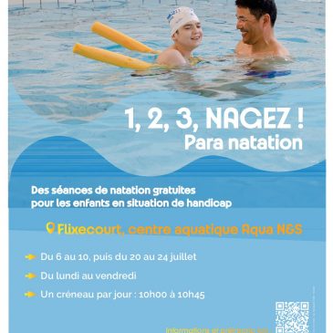 1, 2, 3, NAGEZ ! Para natation