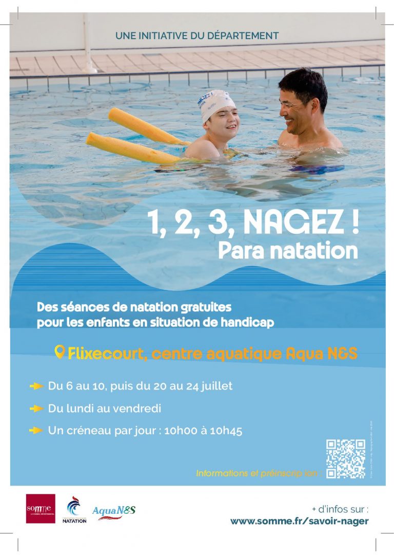 1, 2, 3, NAGEZ ! Para natation